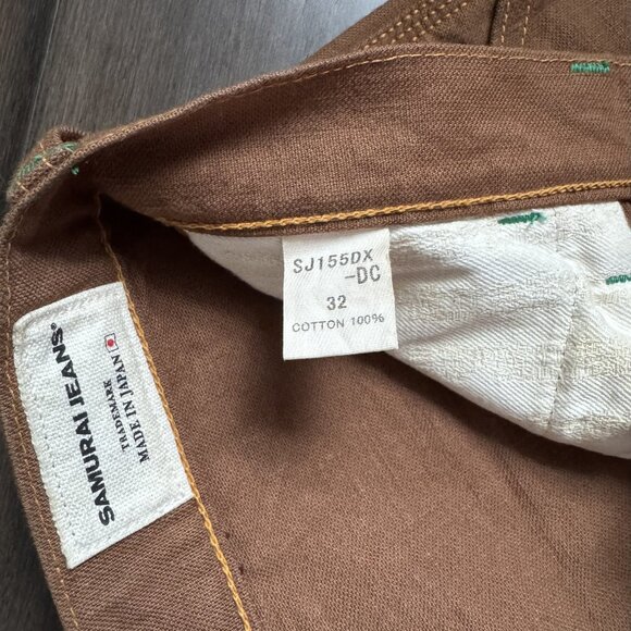 Samurai Jeans SJ155DX-DC 15oz. Heavyweight Selvedge Duck Shorts - 32 - Picture 4 of 4